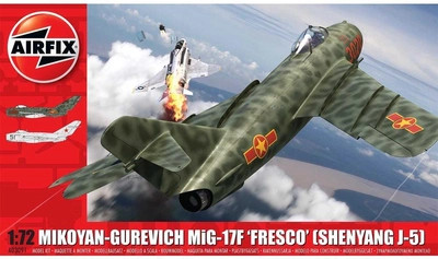 Plastikowy model do skladania Airfix samolot Mikoyan-Gurevich MiG-17 Fresco (5055286660993)