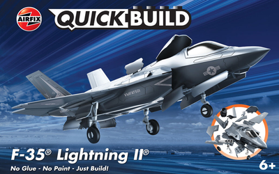 Plastikowy model do składania Airfix QuickBuild samolot F-35B Lightning II (5055286661471)
