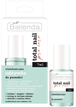 Засіб для догляду за нігтями Bielenda Total Nail Pro-Care багатофункціональна 7 в 1 10 мл (5902169051655)