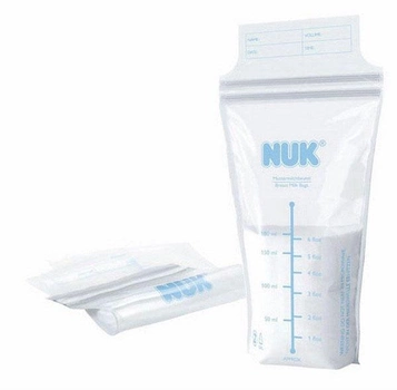 Пакети для зберігання грудного молока Nuk Bolsas De Leche Materna 25 шт (4008600162827)