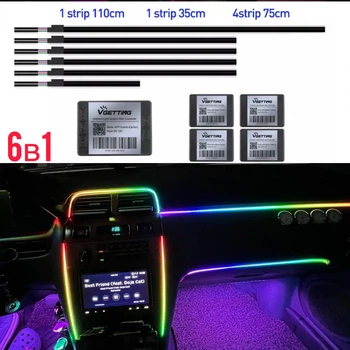 Підсвітка панелі амбієнт Ambient light RGB 6 в 1