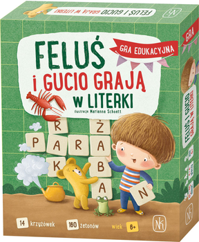 Gra planszowa Nasza Księgarnia Feluś i Gucio grają w literki (5902719478123)