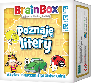 Gra planszowa Rebel BrainBox - Poznaję Litery (5902650616714)
