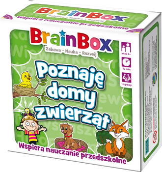 Gra planszowa Rebel BrainBox - Poznaje domy zwierząt (5902650616691)
