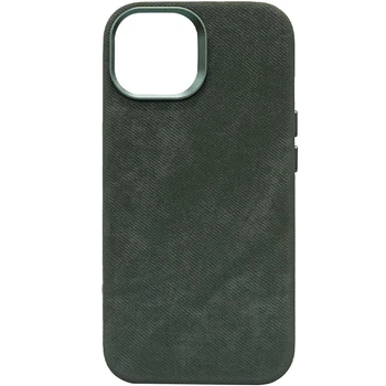Чехол Denim из MagSafe для Apple iPhone 15 (6.1") (Pine needle) Epik (180162)