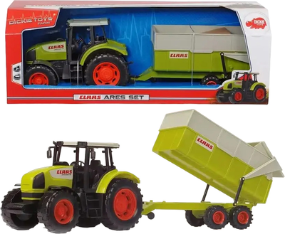 Трактор Dickie Toys Claas із причепом 57 см (4006333039928)