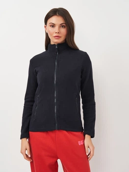 Толстовка на молнии утепленная на флисе без капюшона женская Sol's Norman Women 02094318 XXL Темно-синяя (3660731280088)