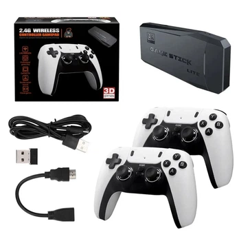Портативная игровая приставка - консоль Wireles Contror Gamepad 4K M8PRO два джойстика 2.4G