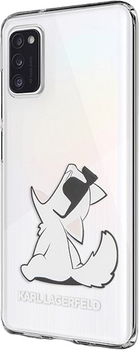 Панель Karl Lagerfeld Choupette Fun do Samsung Galaxy A41 Transparent (3700740478813)