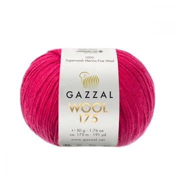 Пряжа Gazzal Wool 175 333-Сливовый