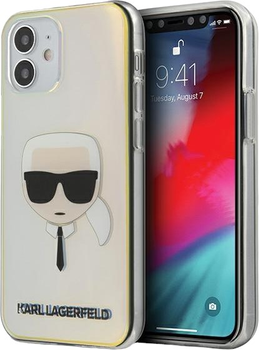 Etui Karl Lagerfeld Iridescent Karl`s Head do Apple iPhone 12 mini Multicolor (3700740482926)