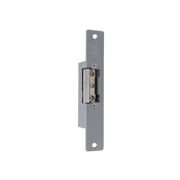 Электрозащелка CISA 15005-07 НЗ-AЕ (без питания закрыта) с короткой планкой серая