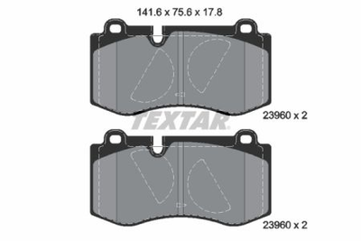 Колодки гальмові дискові Textar 2396081