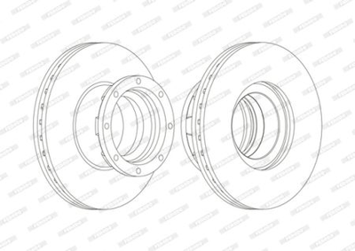 Тормозной диск Ferodo FCR216A