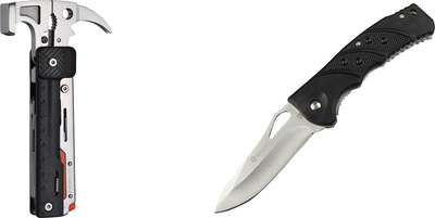 Набор Мультитул-молоток Roxon H1 Черный + Нож складной Ganzo G619