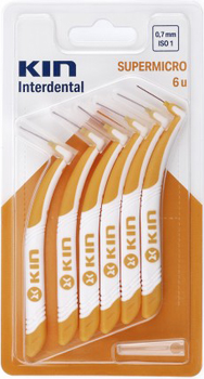 Szczoteczki międzyzębowe Kin Supermicro Interdental Brush 0.7 mm 6 szt (8436026214046)