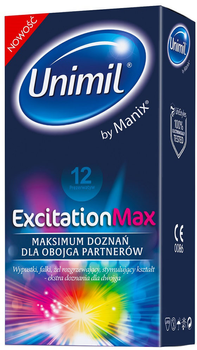 Prezerwatywy Unimil Excitation Max 12 szt (5011831095726)