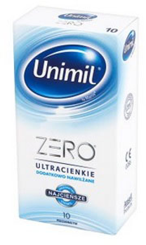 Презервативи Unimil Zero латексні 10 шт (5011831093616)