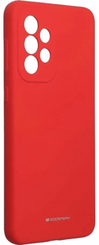 Панель Goospery Mercury Silicone для Samsung Galaxy A33 5G Red (8809842242935)