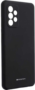 Панель Goospery Mercury Silicone для Samsung Galaxy A72 5G Black (8809803413428)