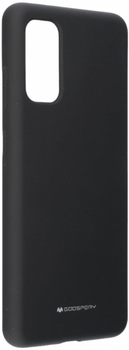 Etui Goospery Mercury Silicone do Samsung Galaxy S20 Czarny (8809762011086)