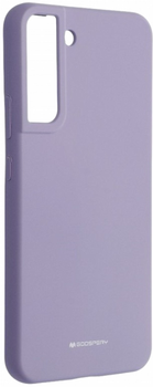 Etui Goospery Mercury Silicone do Samsung Galaxy S22 Lawendowy (8809842233384)