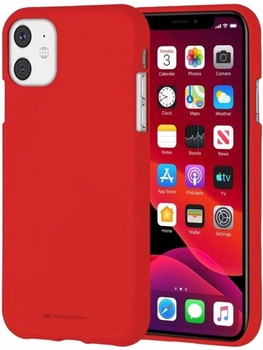 Etui Goospery Mercury Soft do Apple iPhone 11 Czerwony (8809684927502)