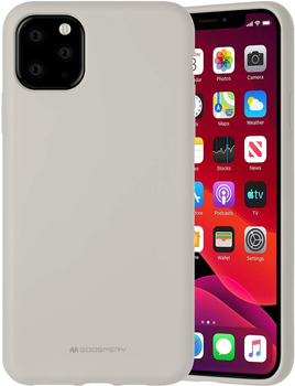 Etui Goospery Mercury Soft do Apple iPhone 11 Pro Max Beżowy Kamień (8809684927632)