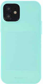 Etui Goospery Mercury Soft do Apple iPhone 12 mini Miętowy (8809745630822)