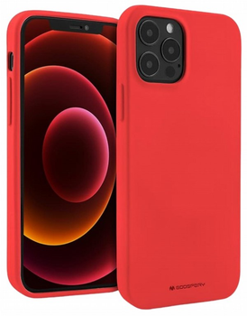 Панель Goospery Mercury Soft для Apple iPhone 13 Pro Max Red (8809824771835)