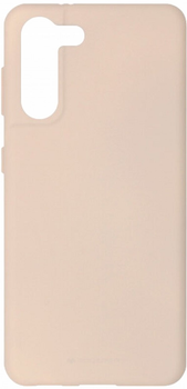 Etui Goospery Mercury Soft do Samsung Galaxy S22 Różowy piasek (8809842232929)