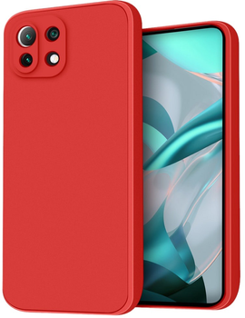 Панель Goospery Mercury Soft для Xiaomi Mi 11 Lite Red (8809824783586)