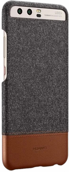 Etui Huawei Leather Felt Backcover do Huawei P10 Brązowy (6901443158904)