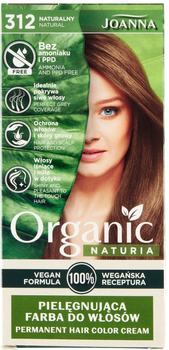 Farba do włosów Joanna Naturia Organic pielęgnująca 312 Naturalny 100 ml (5901018020200)