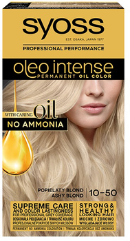 Farba do włosów Syoss Oleo Intense trwale koloryzująca z olejkami 10-50 Popielaty Blond (9000100999120)