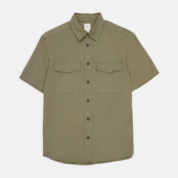 Рубашка H&M XS хаки 1509889386