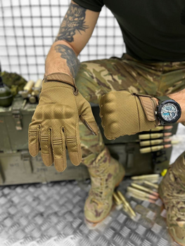 Тактичні рукавички Urban Defender Tactical Gloves Coyote S