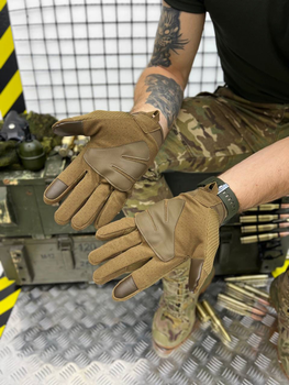 Тактичні рукавички Urban Defender Tactical Gloves Coyote S