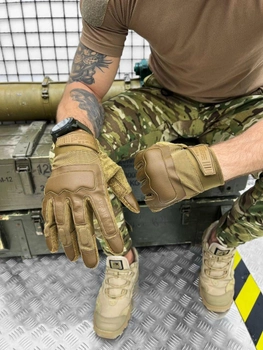 Тактичні рукавички Coyote Tactical Gloves Elite M
