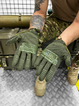 Тактичні рукавички M-Pact Tactical Gloves Olive Elite XL