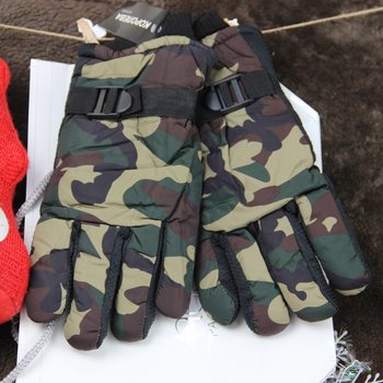 Перчатки мужские тактические на меху двойные размер L-XXL камуфляж