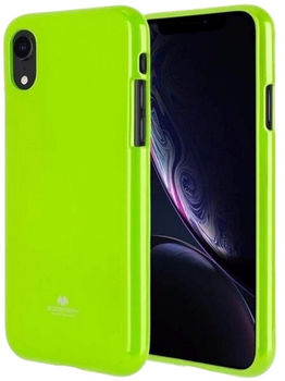 Etui Mercury Jelly Case do Apple iPhone 12 mini Lime (8809745636190)
