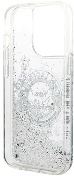 Панель Karl Lagerfeld Liquid Glitter RSG для Apple iPhone 14 Pro Max Silver (3666339085919)