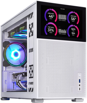 Компьютер ARTLINE Gaming D31 White (D31Whitev38) AMD Ryzen 7 5700X / WaterCooler 240mm / ASUS PRIME B550M-A / 32Gb DDR4-3600 Gaming /1 TB NVME SSD / GeForce RTX4070 12GB White / D31 White ARGB 750W 80+ Bronze