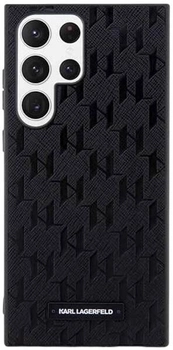 Etui Karl Lagerfeld Saffiano Mono Metal Logo do Samsung Galaxy S23 Ultra Black (3666339117931)