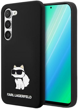 Etui Karl Lagerfeld Silicone Choupette do Samsung Galaxy S23 Plus Black (3666339114671)