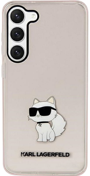 Панель Karl Lagerfeld Ikonik Choupette для Samsung Galaxy S23 Pink (3666339117733)