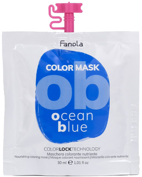 Maska do włosów Fanola Color Mask koloryzująca Ocean Blue 30 ml (8008277761138)