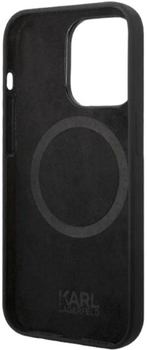 Панель Karl Lagerfeld Silicone Karl Head Magsafe для Apple iPhone 14 Pro Black (3666339078010)