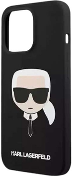 Панель Karl Lagerfeld Silicone Karl Head Magsafe для Apple iPhone 14 Pro Max Black (3666339078027)